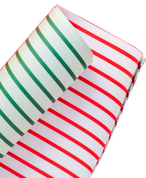 Red & Green Double Sided Gift Wrap