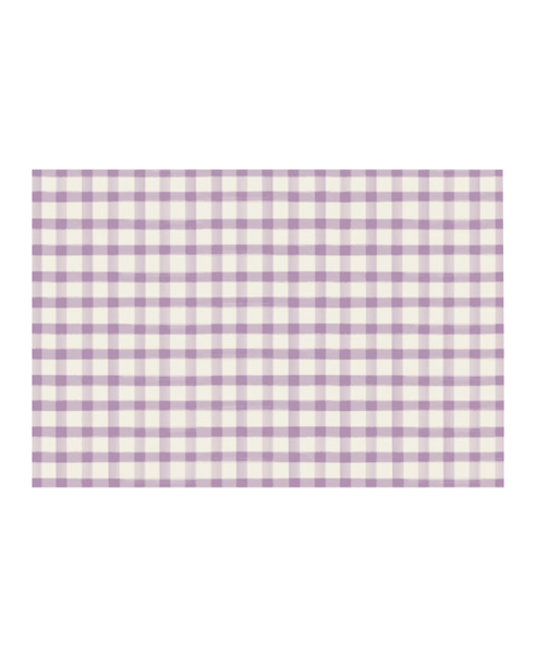 Lilac Check Placemat