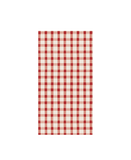 Red Painted Check Guest Napkin