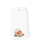 Holiday Nordic Boots Gift Tags