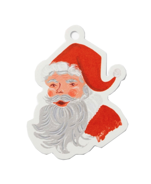 Santa Die-Cut Gift Tags